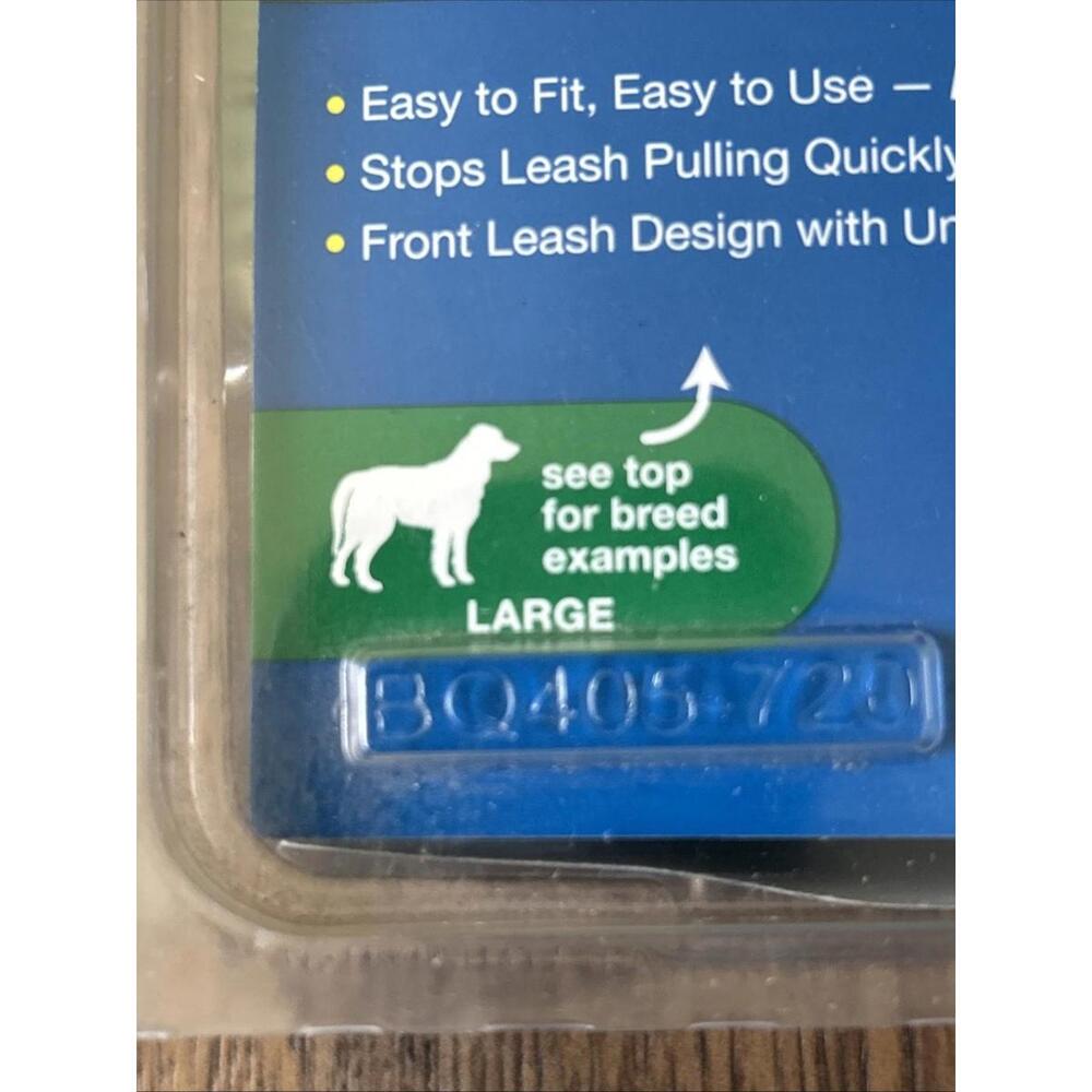 PetSafe Easy Walk No-Pull Dog Harness Large Black/Silver Open Box New - Picture 3 of 5